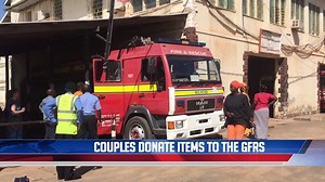 A couple from Holland recently donated materials to The Gambia Fire and Rescue Services. The handing-over took place at the fire service headquarters in Banjul. The items were donated by Anton Van Gerrevink and Mariet Van Gerrevink, from Holland, who started helping the Gambia Fire Service after witnessing a fire incident in The Gambia 2 years ago. | QTV Gambia