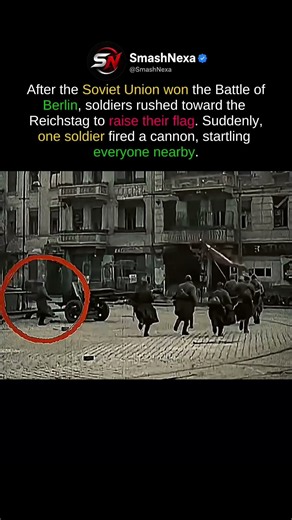 The Cannon Blast at the Reichstag! #WW2 #Berlin #History