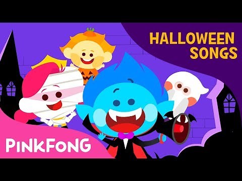 Ten Little Spooky Kids | Halloween Songs | Pinkfong Songs for Children