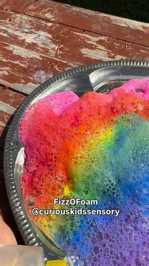 Fizzy Play | Potion Kits | Sensory Play | Pour & Explore - Jazz on Instagram: "🌈 what’s your favourite colour? #fizzy #play #fizzyplay #fizzofoam #curiouskidssensory #activitiesforkids #sensoryplay #potion #activities"