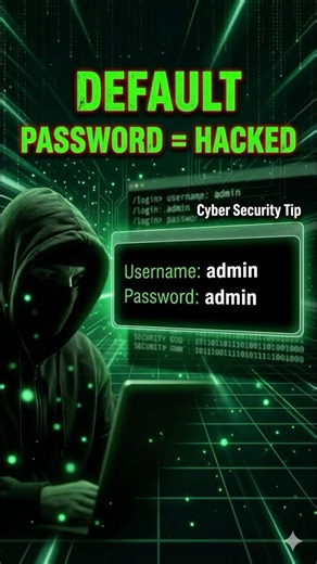 Default Password Se Hack Kaise Hota Hai? | Cyber Security & Ethical Hacking Tip