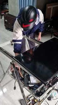 32-inch TV LED Backlight Replacement in 60 Seconds (Time-lapse Repair) #tvrepair #electronicsrepair