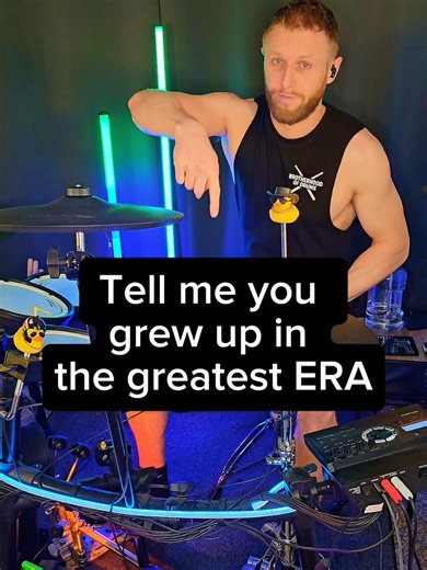 tell me you grew up in the greatest era without telling me… 🛹🎮 The Offspring The Kids Aren’t Alright with full 2000s nostalgia overload. Simpler times… elite memories. Low-key wish we could load back in for one more session. #fyp #foryou #2000snostalgia #drumcover #millennial