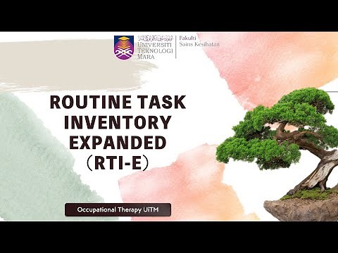 LESSON 10: ROUTINE TASK INVENTORY EXPANDED (RTI-E)