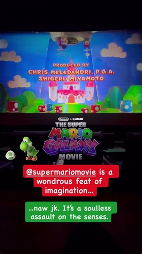 END CREDITS REACTION: Super Mario Galaxy Movie #supermario #supermariogalaxy #endcredits #reaction