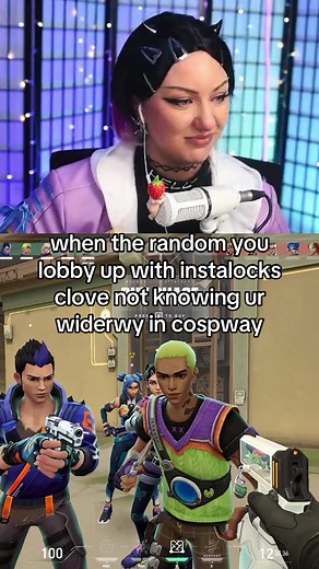 Adorable Clove Cosplay in Valorant Gameplay