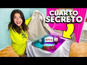 I BUILT A SECRET ROOM IN MY HOUSE