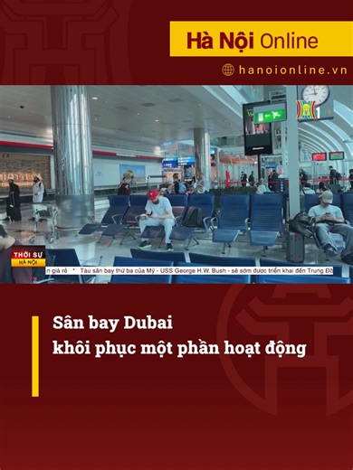 Cảng hàng không quốc tế Dubai, sân bay bận rộn nhất thế giới về lưu lượng khách quốc tế, đã bắt đầu nối lại một phần hoạt động trong ngày 7/3, sau khi buộc phải tạm đóng cửa do các đợt đánh chặn phòng không trước các cuộc tấn công từ Iran. #tintuc #xuhuong #xungdottrungdong #trungdong #dubai