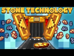 THE BEST CREATE ORE PROCESSING SET UP! EP7 | Minecraft Stone Technology [Modded Questing StoneBlock]