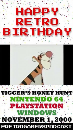 Happy Retro Birthday to Tigger’s Honey Hunt on Playstation, Nintendo 64, and PC!