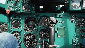 Cockpit Soviet Mig-23 Fighter Aircraft Close-up Stock Footage Video (100% Royalty-free) 1104471423 | Shutterstock