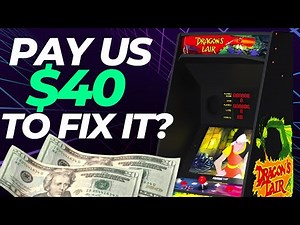 Arcade1Up Wants To Charge You $40 To FIX Dragon's Lair?