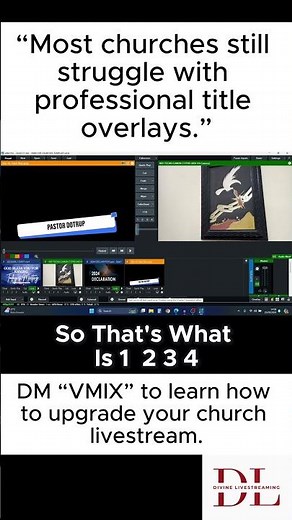 VMIX Title Overlays Done Right #churchproduction #livestream #tutorial