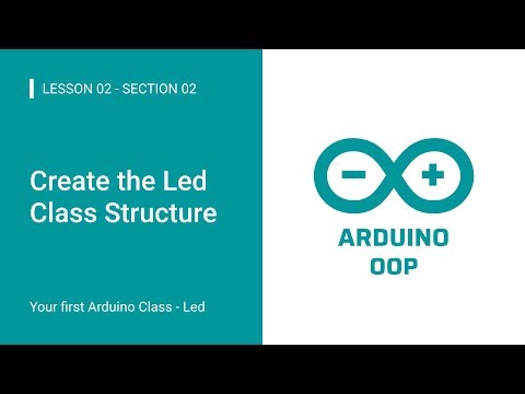 Arduino OOP: 02.Your first Arduino Class - Led: 02.Create the Led Class Structure