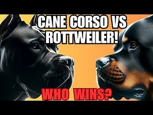 Cane Corso vs Rottweiler: Which is the Best Guard Dog for You? (Complete Comparison!)