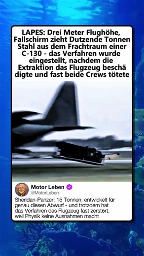 Panzer abwerfen, ohne zu landen