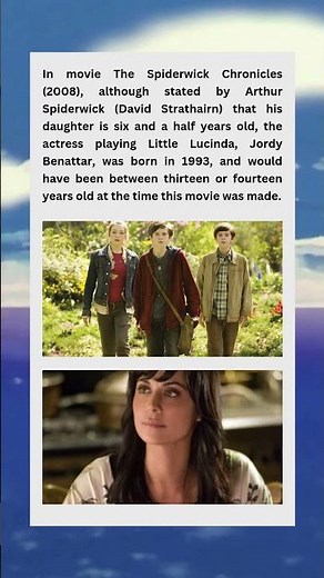The Spiderwick Chronicles (2008) - Age Discrepancy A Case of Hollywood Casting