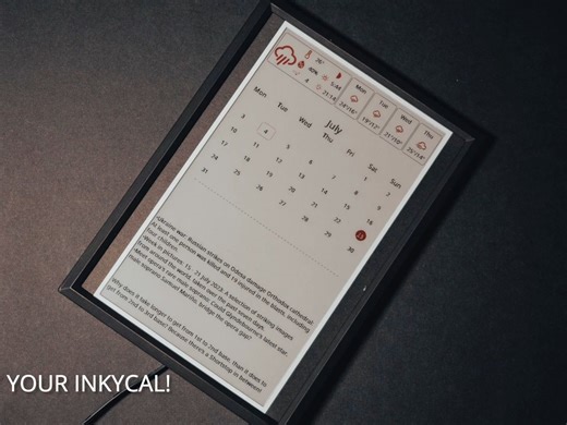 【转载】基于树莓派的墨水屏日历系统 Inkycal 快速设置指南