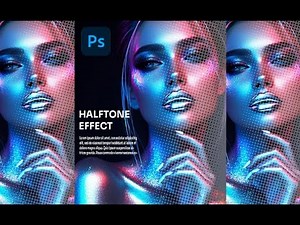 How to make HALFTONE PATTERNS in Photoshop - Beginner Guide