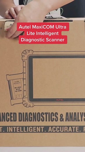 Autel MaxiCOM Ultra Lite Intelligent Diagnostic Scanner Unboxing and Programming Tool