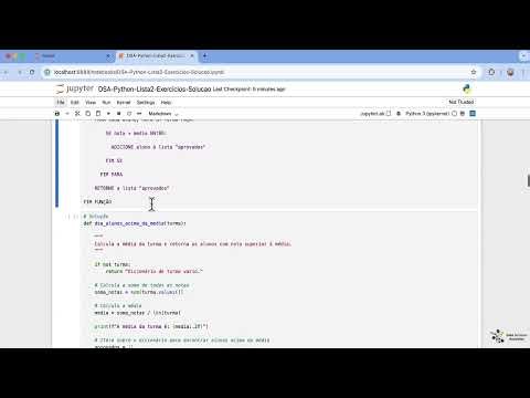 Solução da Lista 2 de Exercícios Sobre Programação Python - Parte 2/5