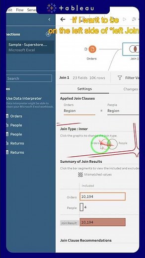 How to Join Data in Tableau Prep: Step-by-Step Tutorial! #shorts