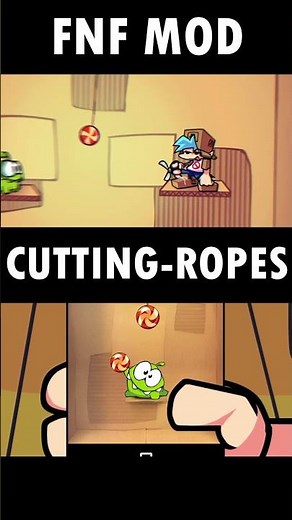 [FNF] Om Nom Vs BF | Cutting-Ropes