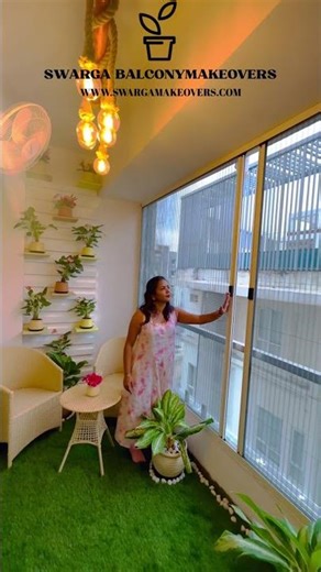 Transform Your Balcony into a Paradise 🌿✨ | Swarga Balcony Makeovers #balconydesignideas #homedecor