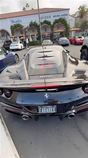 Black Ferrari F8 Tributo Supercar #cars #sportscar #supercars #luxurycar #ferrari #f8tributo #fast