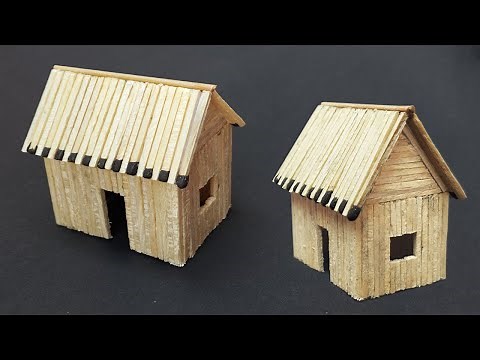 How to make matchstick house | DIY matchstick house | Matchsticks craft