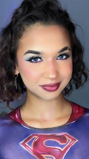 Supergirl Makeup Transformation Tutorial