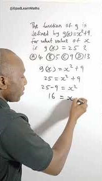 Solving a problem containing functions #functions #mathproblem #gpadlearnmaths #stem
