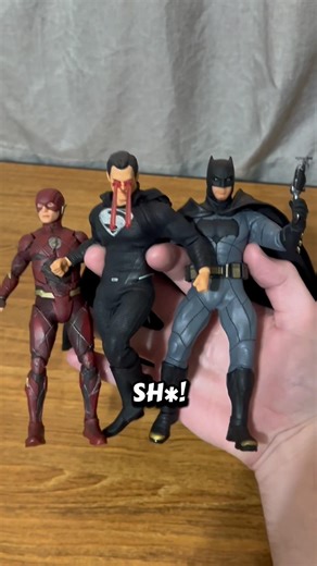Mezco 3 Pack Action Figures: The Flash, Batman, Superman
