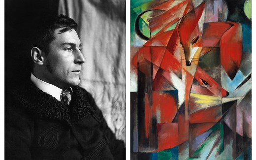 Franz Marc's The Foxes, a masterpiece of German Expressionism