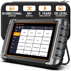 FOXWELL NT809 Car Diagnostic Scan Tool OBD2 Scanner Bi-Directional & Active Test Full System Code Reader with 30 Maintenances 3-Year Update