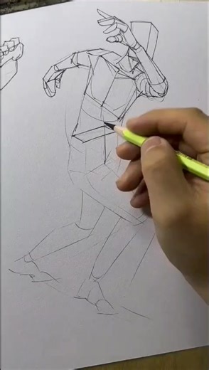 Cách Vẽ Dáng Người Hình Khối và Thể Hiện Ý Chí
