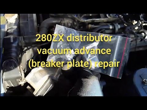 280zx distributor removal, disassembly, and rebuild (with replacement of vacuum advance mechanism)
