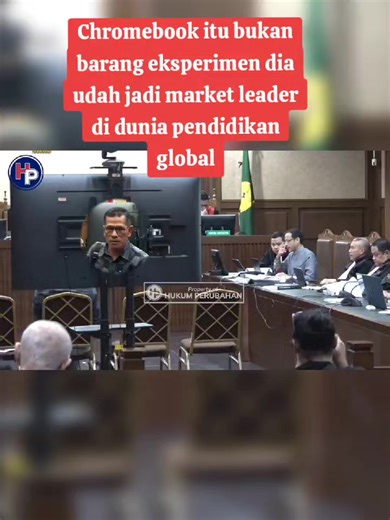Banyak negara pakai karena simpel, aman, dan memang cocok buat belajar. Jadi kalau dibilang kebijakan ini salah arah, rasanya kurang tepat. Nadiem justru ngambil langkah yang udah terbukti dipakai luas, bukan coba-coba tanpa dasar. #faktapersidangan #nadiemmakarim #chromebook #keadilanuntuknadiem