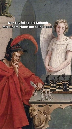 Des Teufels Schachmatt (1831) von Friedrich Moritz August Retzsch #Kunst #Kunstgeschichte #Gemälde