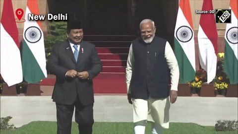 PM Modi meets Indonesian President Prabowo Subianto at Hyderabad House
