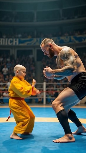 1.3K views | Shaolin Kid vs Strongman American #ShaolinKid #AmericanStrongman #KungfuVsStrength #MartialArtsClash #EpicShowdown #SmallVsGiant #ShaolinPower #MuscleVsMind #ViralFightScene #CinematicDuel #KungfuReel #StrongmanChallenge #ShaolinStyle | Justien | Facebook