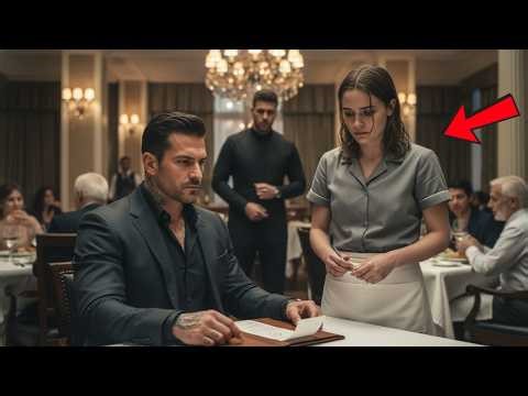 Waitress Marked Mafia Boss’s Bill — “Gunman Behind You… Exit Now” He Reacted Instantly