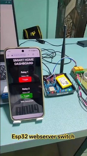 Esp32 webserver switch | How to make Esp 32 web server switch