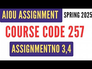 AIOU Code 257 Solved Assignment No 3, 4 | Spring 2025 | Fruit Production | Level SSC
