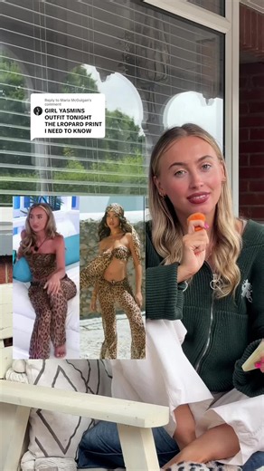 Replying to @Maria McGuigan Yasmins leopard print outfit she is absolutely killing it with the outfits this year #LoveIsland #LoveIslandUK #LoveIslandfits #yasminloveisland