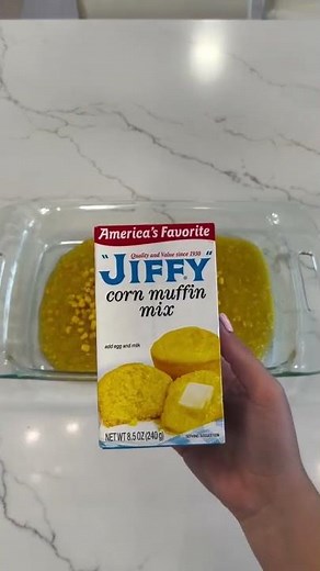 Dump & Bake Cornbread Casserole | The Easiest 5-Ingredient Thanksgiving Side Dish