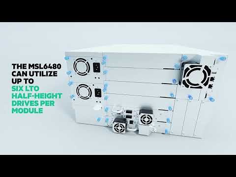 HPE StoreEver MSL6480 Tape Library Overview