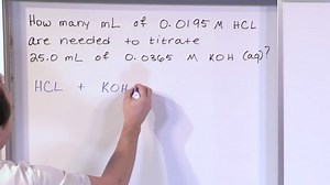 Lesson 8 - Acid base Titrations, Part 2 - Math Tutor Public Gallery