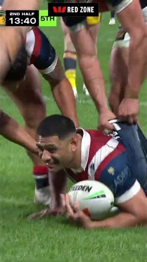 Tupou celebrates his milestone in the Red Zone!