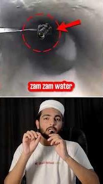 Zam Zam Water Real Miracle In Camera😱